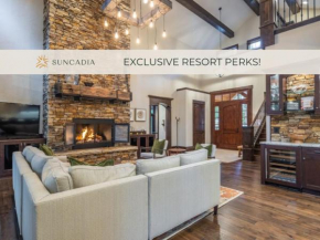 Suncadia 5 Bdrm Elegant Home near Golf Course, Covered Patio and Hot Tub